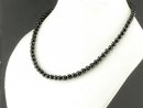 1545/ Onyx strand - faceted, 6 mm - 38 cm