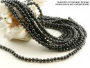 1545/ Onyx strand - faceted, 6 mm - 38 cm