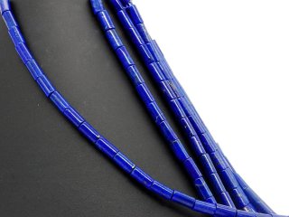 2062/ Lapis strand - tube shape, 12x6 mm - 40 cm
