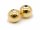 Intercalaire - Perles boule en argent 925, 6 mm plaqu&eacute; or, 2pcs /3005