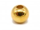 Intercalaire - Perles boule en argent 925, 8 mm plaqu&eacute; or /3008