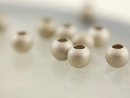 925/-silver spheres, matted D. 4 mm - 10 pcs/pack