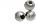 3158/ 925-/silver - frosted sphere, 8 mm