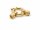 3320 / 925/- Silver ring clasp (gilded), 20mm