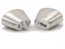 925/- silver clasp, brushed 12x25 mm, for multi rowed...