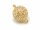 Screw clasp - golden plated, circonia gemmed /3368