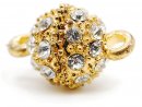 Gold-plated silver jewellery clasp