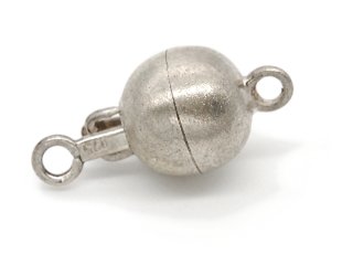 925/-Silber Kugelschließe, 10mm/3509