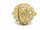 Magnetschließe - Zirkonia, goldfarbig, 20 mm /3665