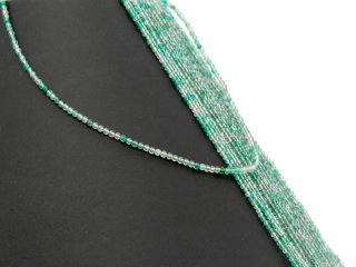 4424/ Agate strand - green, 2 mm - 39,5 cm