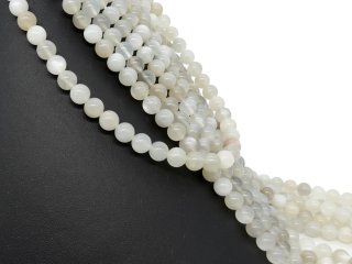 Boules de pierre de lune percées et scintillantes