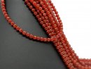 4533/ Carnelian strand - faceted, 6 mm - 38 cm