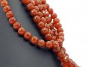 4540/ Carnelian strand - faceted, 12 mm - 38 cm