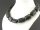 Lava Strang - rechteckig 22x31 mm schwarz, Länge 40,5 cm /5107