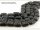 Lava Strang - rechteckig 30x25 mm schwarz, Länge 40 cm /5133