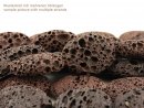 Cordon - Lave, coussins ovales 30 x 40 mm marron, longueur 41 cm /5154