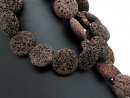 Pierres de lave percées pour bijoux, coussins...