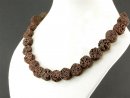 Cordon - Lave, disques 8x16 mm marron, longueur 39 cm /5157
