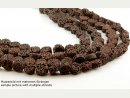 Lava Strang - Scheiben 8x16 mm braun, Länge 39 cm /5157