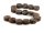 Cordon - Lave, disque 14 x 25 mm marron, longueur 40 cm /5158