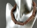 Lava Strang - Walzen 13x18 mm braun, Länge 40 cm /5163