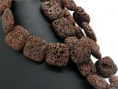 Pierres de lave percées pour bijoux, coussins...