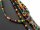 Multicoloured agate beads 6 mm in multicolour