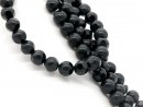 5706/ Onyx strand - partly faceted, 14 mm - 40 cm