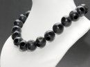 5709/ Onyx strand - partly faceted, 20 mm - 39,5 cm