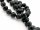 5709/ Onyx strand - partly faceted, 20 mm - 39,5 cm