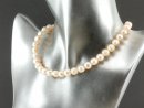 Cordon de perle de culture - baroque 8x9 mm rose clair, longueur 38 cm /7109