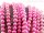 Zuchtperlen Strang - oval barock 6x8 mm pink, L&auml;nge 37 cm /7446