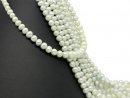 Cultured pearl strand - baroque 7x8 mm pastel green, 37...