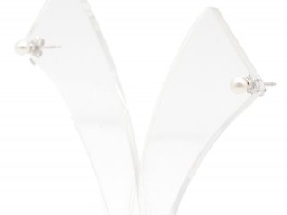 Clous doreilles - Perles de culture 4mm blanc /8013