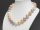 Muschelkernperlen Halskette - multicolor 16 mm mit Zirkoniaschließe/9602