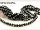 1074/ Shell pearls strand - black, 10 mm