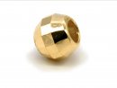925/- silver element, faceted 8 mm, golden plated /2932