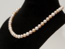 Culture pearls strand - near round 8 mm multicolor, 39.5...
