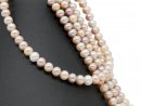 7471/ Cultured pearls strand - 9 mm, multicolour - 39,5 cm