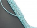 Light blue, small apatite beads