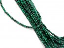 Leuchtend grüne Malachit-Perlen