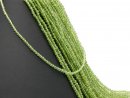 Peridot strand - spheres 3 mm grass green, length 40 cm...
