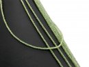 Peridot Strang - facettierte Rondelle, 2x3 mm, grün...