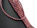 7526/ Cultured pearl strand - fuchsia, baroque 5x6 mm -...