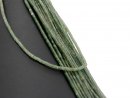 Seprentine strand - tubes 3 mm dark green, length 40 cm...