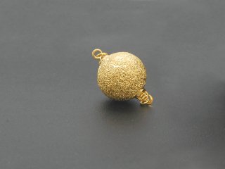 Fermoir de bijou en argent plaqué or
