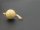 Fermoir de type boule - 14 mm, diamantée, plaqué or /0682