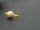 Fermoir de type boule - 10 mm, diamantée, plaqué or /0678