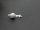 Fermoir de type boule - 8 mm, diamantée /0675