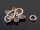 3285/ 925/-silver - clasp (S-hook), rose